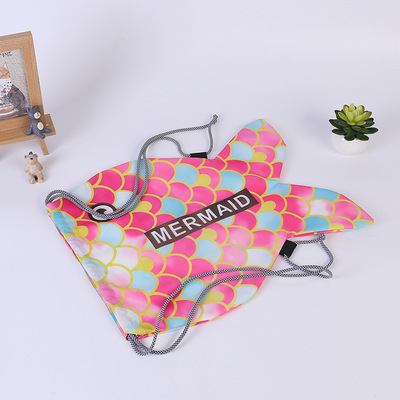 Special Fish Shaped Drawstring Backpack