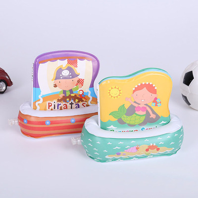 Bath Book with Inflatable Base