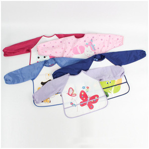 Baby Bibs for Toddlers with Long Sleeves Pattern